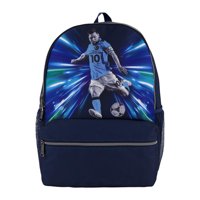 Mochila Messi Lifestyle Large Core De Nailon Resistente Al Agua