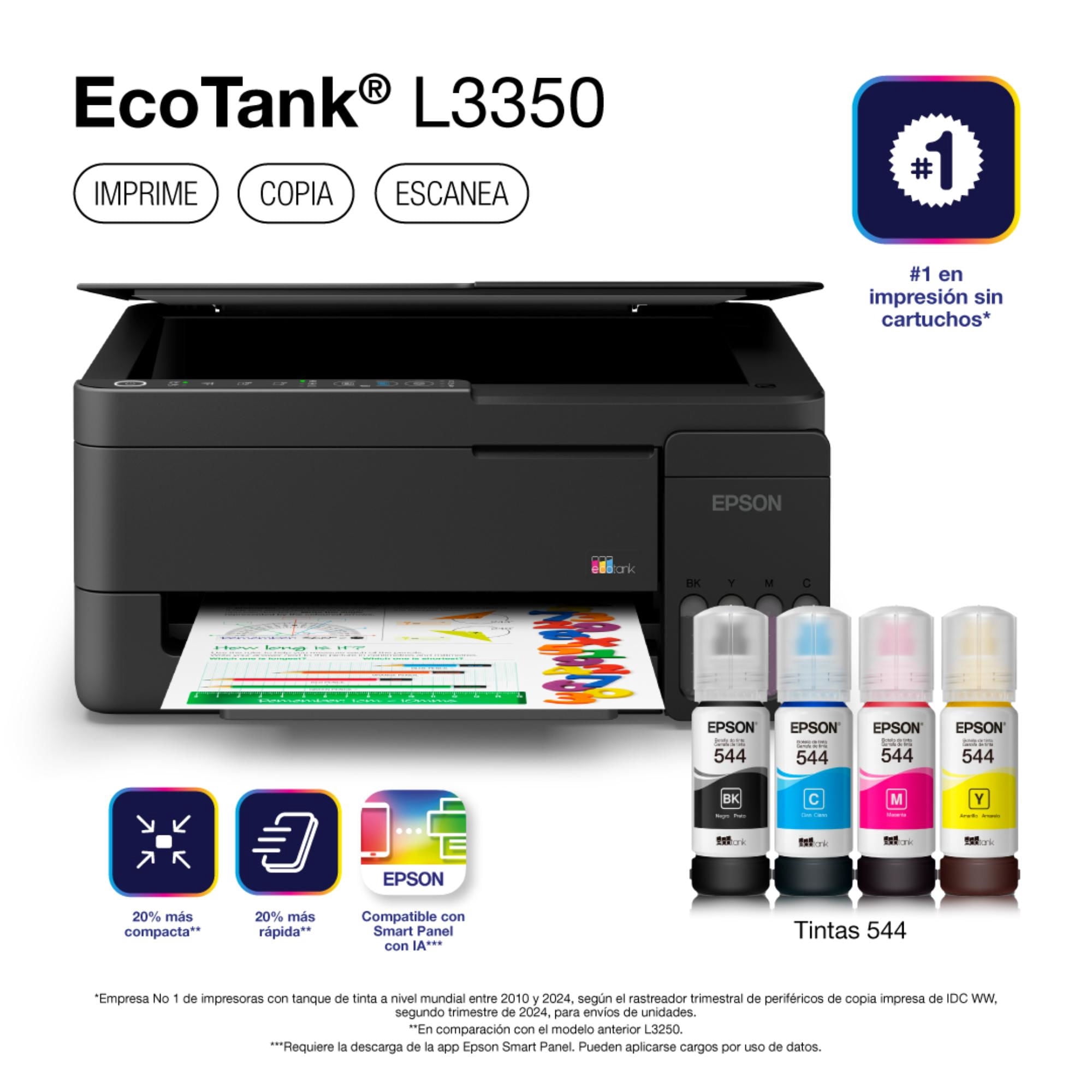 Impresora Multifuncional Ecotank Epson L3350