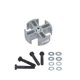 thumbnail image 1 of Espaciador de Ventilador Flex-a-lite 2.5 cm Plateado (14548), 1 of 8
