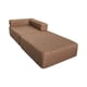 thumbnail image 3 of Sofa Cama Arkos En Lino Chocolate, 3 of 3