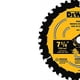 thumbnail image 3 of Disco De Sierra 7-1/4''x 5/8'' 24 Dientes Dewalt DWA271424, 3 of 4
