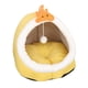 thumbnail image 5 of Cama Para Gatos, Nido Cálido, Caba?a Para Perros, Perrera, Almohadilla De Dormir De Felpa Suave, Amarillo S, 5 of 5