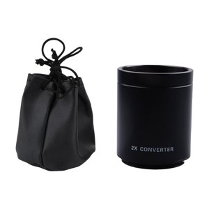 Magideal - Lente De Teleconvertidor 2X, Lente Convertidora De Accesorios De Fotografía Antidesgaste Para Pérdida De Transmisión De Luz T2 650-1300Mm