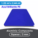 thumbnail image 1 of Plancha alumnio compuesto azul brillante 3 mm espesor 1.22x2.44 mts, 1 of 3