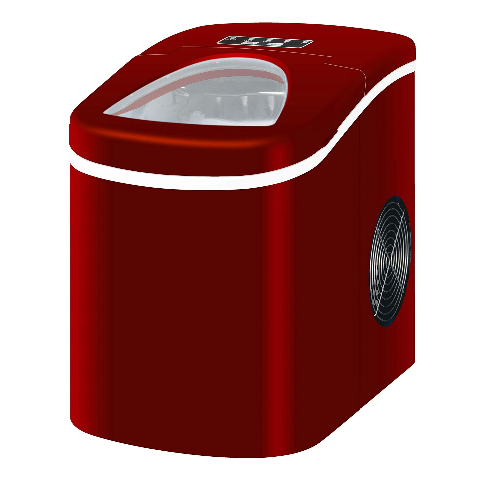 Máquina De Hielo Frigidaire Compact, Color Rojo, 26 Libras/día, Almacenamiento De 1,5 Libras