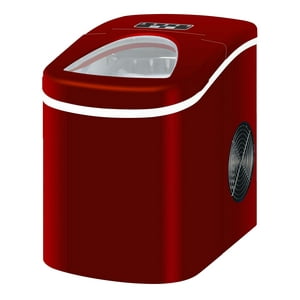 Máquina De Hielo Frigidaire Compact, Color Rojo, 26 Libras/Día, Almacenamiento De 1,5 Libras