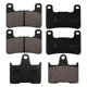 thumbnail image 2 of Pastillas de freno semimetálicas delanteras y traseras SOLLON para Suzuki GSXR, 2 of 8