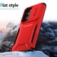 thumbnail image 4 of Funda Resistente para Samsung Galaxy S24 FE con Tapa Deslizante y Protección Militar Rojo, 4 of 6