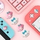 thumbnail image 3 of 4 PCS Tapas para Joystick de Controlador para Switch/Switch Lite/Switch OLED, Cubiertas para Botones de Palanca Analógica, Lindas Tapas para Joystick para Controladores Joycon, 3 of 7