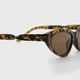 thumbnail image 5 of Lentes De Sol Modelo Felina Estilo Moderno UVA//UVB marron Talla Única, 5 of 5