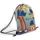thumbnail image 5 of Bienvenido a Casa Wally Darling Mochila de Cuerdas para Deportes y Gimnasio, Bolsa de Cuerdas Resistente al Agua, Bolsa Cinch, 30×40cm, 5 of 6
