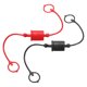 thumbnail image 1 of Uxcell 2 Conjunto 3/4 ISO-A Tapón de Polvo para Manguera Hidráulica Macho y Cubierta de Enchufe Hembra, Rojo/Negro, 1 of 7