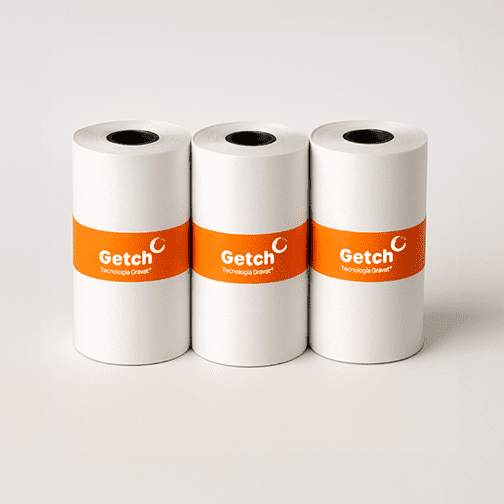 Getch - Pack 3 Rollos Papel Termico 10 Mts