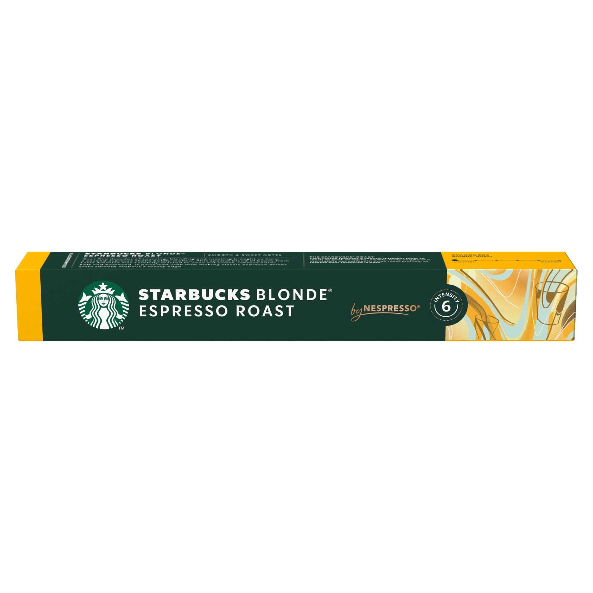 Café En Cápsulas Blonde Espresso Roast 10 Un 53 g Starbucks By Nespresso