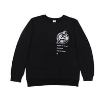 Poleron Hombre Avengers Logo Negro Marvel