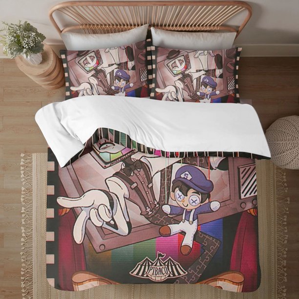 Mr. Puzzles Soft 3D Printed Duvet Cover Bedding Set with Comforter Cover 3 Piece Set