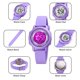 thumbnail image 5 of Reloj Carlien para mujer, LED digital, militar, impermeable, color morado, 5 of 7