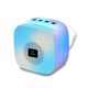 thumbnail image 1 of PARLANTE PORTATIL MINI FLAMING CUBE BT TWS FM USB 5W BLANCO 09675, 1 of 8