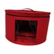 thumbnail image 3 of Caja Para Sombreros Caja Para Sombreros Redonda De Fieltro Apilable Para Gorras De Béisbol Varios Tipos De Sombreros 50x26cm Rojo, 3 of 3