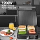 thumbnail image 2 of Panini Press Grill OSTBA, 4 rebanadas, para interiores, 180 °C, acero inoxidable, 2 of 7