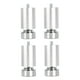thumbnail image 3 of 4x M10 Rosca Patas Para Armazón De Cama Profesional Para Armarios Cocina Mesa De Comedor Argent 10cm, 3 of 4