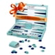 thumbnail image 1 of Juego de backgammon Queensell Premium 15 Turquesa para adultos, 1 of 9