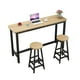 thumbnail image 3 of Set Mesa Bar Terraza Con 2 Taburetes Madera 120x100x40 cm, 3 of 3