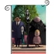 thumbnail image 1 of La Familia Addams 3-bandera de jardín temática. Regalo perfecto para fans, amigos y familiares, ideal para actividades al aire libre y decoración de fiestas.28CM*45CM, 1 of 5