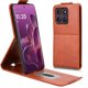 thumbnail image 5 of Funda tipo folio para Motorola Edge 60 Pro con soporte magnético y protección para la cámara Marrón, 5 of 6