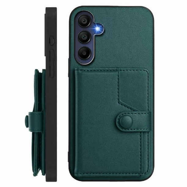FOXDOCK Funda para SAMSUNG Galaxy A16 con Bloqueo RFID - Diseño Elegante con Cierre de Botón