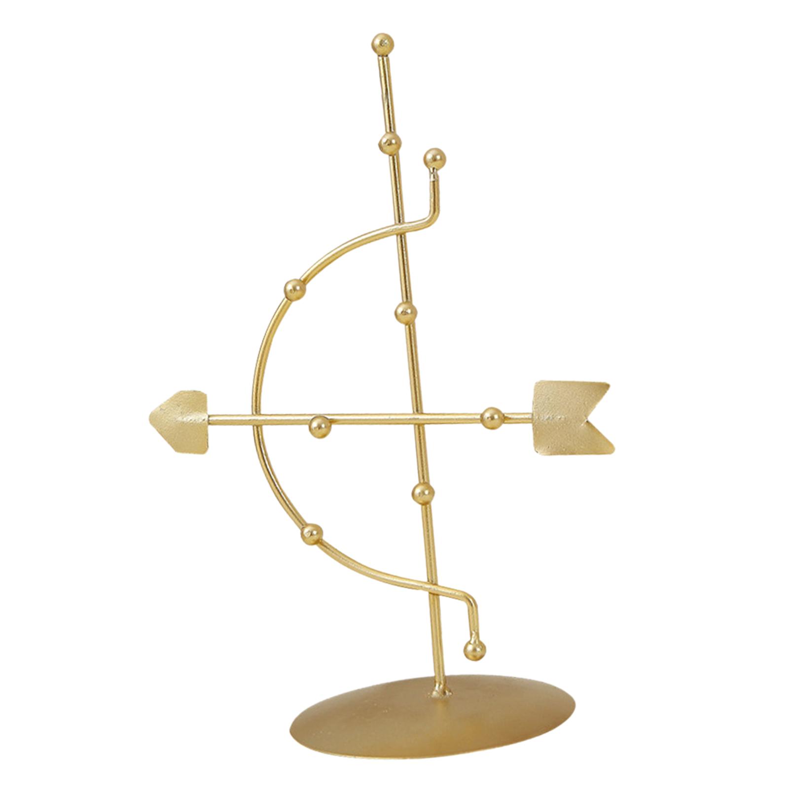 Magideal - Estante Del Almacenamiento Del Ornamento De La Tabla Del Soporte De Exhibición De La Joyería Del Metal Para Las Señoras De La Muchacha