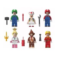 Total Upgrate - Juguete Set 6 Figuras Mario Bros Con Accesorios