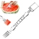 thumbnail image 1 of Cortador sandía 2 en 1 2026 tenedor acero inoxidable fruta cubos perfectos, 1 of 7