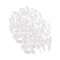 Magideal - 50 Ganchos Deslizadores De Cortina, Deslizadores De Riel De Cortina, Ganchos Deslizadores De Riel De Cortina Multifunción Para Sala De Estar Del Hogar