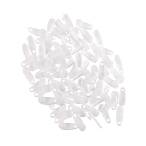 Magideal - 50 Ganchos Deslizadores De Cortina, Deslizadores De Riel De Cortina, Ganchos Deslizadores De Riel De Cortina Multifunción Para Sala De Estar Del Hogar