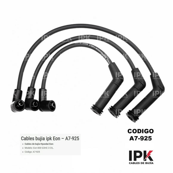 Cables De Bujía Hyundai Eon 800 G3hc 3 Cil