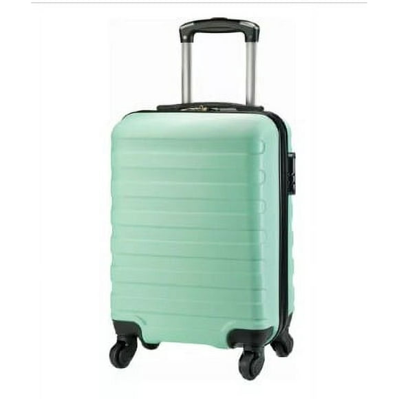 Maleta De Viaje Para Cabina Color Celeste Raya