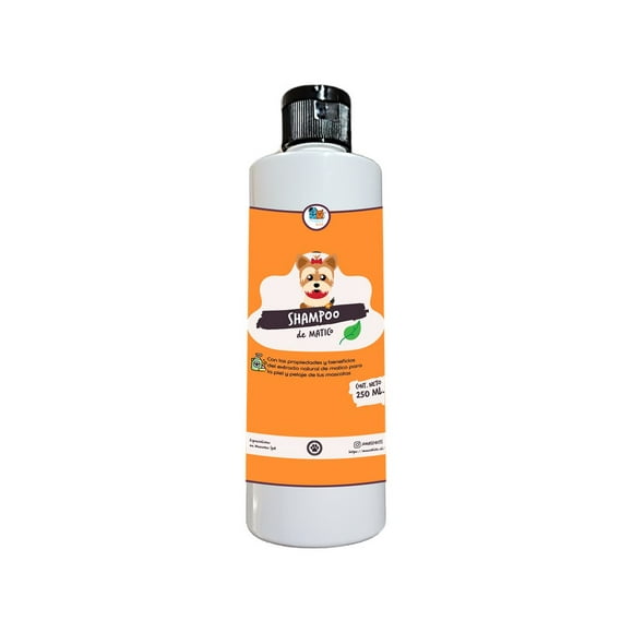 Shampoo Para Perros Y Mascotas 250 Ml Extractos Naturales Matico