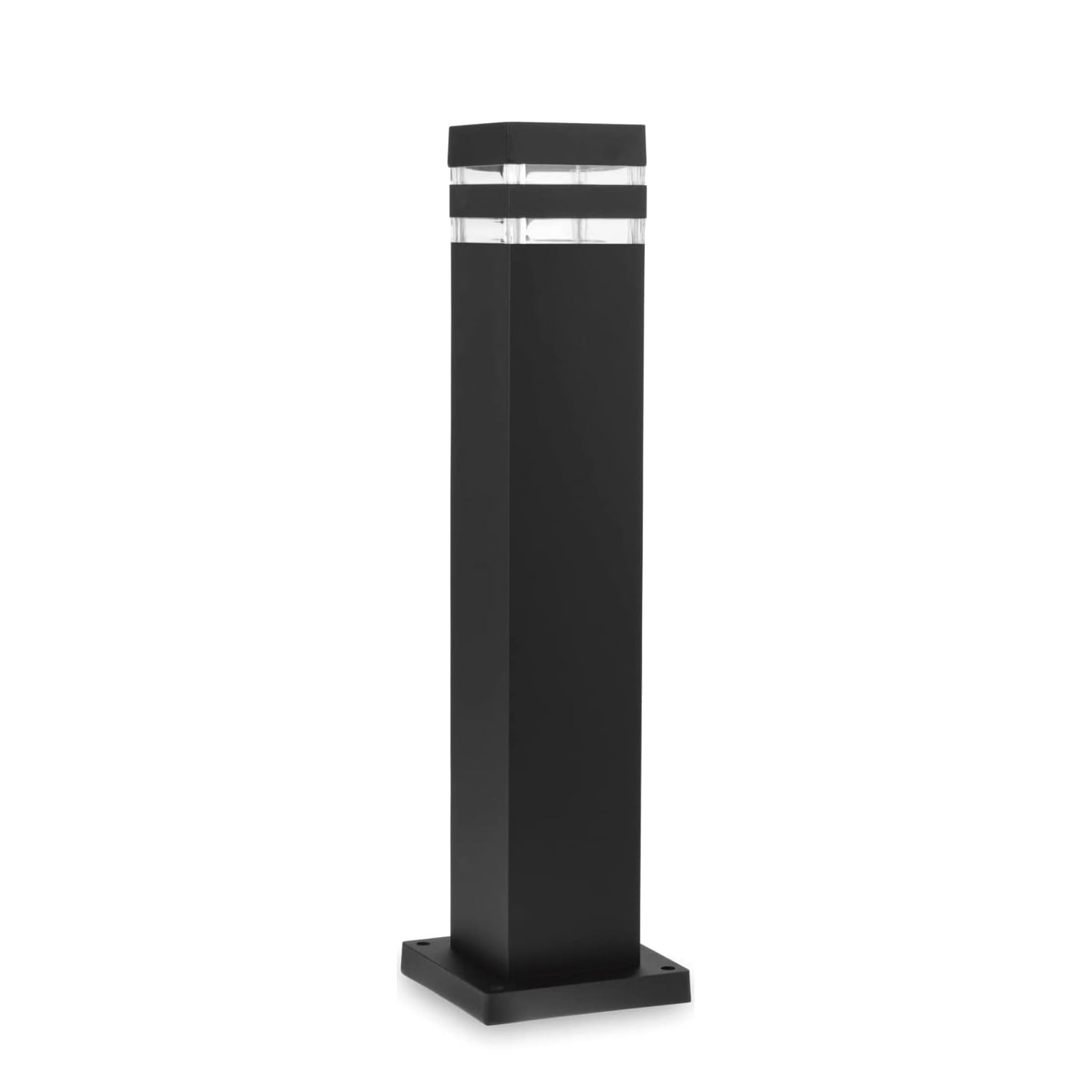 Hb Led - Apliqué Piso Led "bollard" 60cm Gris 7w Cálido