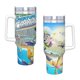 thumbnail image 4 of Los Casos de las Criaturas Vaso aislado de acero inoxidable con asa, diseño temático, regalo para familia, amigos y fans; incluye pajita y encaja en el portavasos estándar, 40 oz, 4 of 6