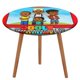 thumbnail image 1 of Jools TV-theme Fitted Round Tablecloths Elastic Edged Table Covers Waterproof Table Cloth for Kitchen Holiday Party Tables Decor 120cm, 1 of 6