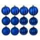 thumbnail image 1 of 12 Bambalinas Esferas Navideñas Azul 6cm Decoracion Navidad, 1 of 3