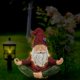 thumbnail image 2 of Escultura Smadeer Gnomo de Yoga con Luces Solares 20 cm, 2 of 7