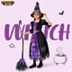 thumbnail image 2 of Disfraz de bruja de cuento de hadas de Spooktacular Creations para niñas de 5 a 7 años, 2 of 7