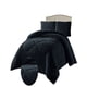 thumbnail image 2 of Cobertor Texturizada De Invierno Diseño 01 Plaza Y Media Negro, 2 of 4