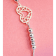 thumbnail image 3 of Pulsera plata 925 corazón geométrico ajustable, 3 of 3