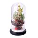 thumbnail image 3 of Adorno Navide?o Artificial Cubierta De Vidrio Para La Oficina En Casa Decoración Navide?a Cono De Pino Fruta Dorada, 3 of 5