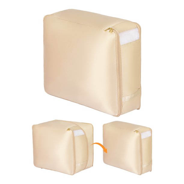 1 Paquete de Almacenamiento de Ropa, Bolsa de Almacenamiento Visible, Bolsa de Mudanza para Organizar el Dormitorio, Organizadores de Armario y Almacenamiento con Asas Albaricoque 20.5*16.5*11.8in