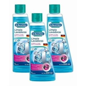 Pack X 3 Dr. Beckmann Limpia Lavadoras 250 Ml