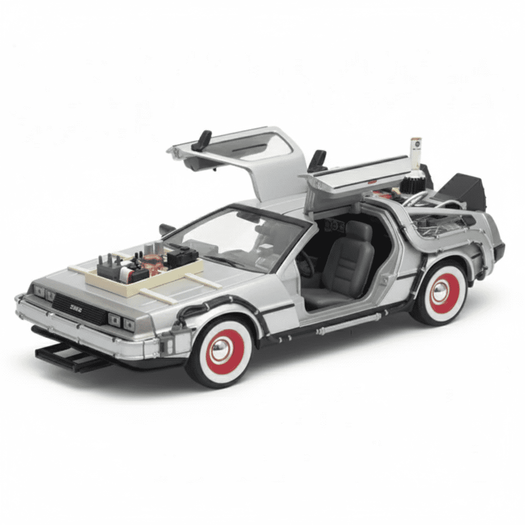 Toyng - Back To The Future Iii Delorean Escala 1:24 - Welly